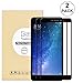 KTTWO Xiaomi Mi Max 2 Screen Protector Glass, (2PACK) Full Screen Coverage Anti-Scratch Bubble-Free Tempered Glass Screen Protector with Full Glue for Xiaomi Mi Max 2 (Black)