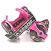 Webetop Kids Lighted Heel Skate Rollers Adjustable Two Wheels Skate Shoes Scooters,One Size Fits Most,60KG Weight Limited,With Portable Bag and Mini Wrench for Adjusting Size,Pink