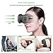 Sleep Mask for Women Men, 3D Contoured Eye Mask for Sleeping with Breathable Memory Foam, 100% Light Blocking Eye Covers with Anti-Slip Adjustable Strap for Travel/Naps, Include Earplugs & Carry Pouch