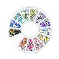 yingyue Colorful Shiny Faux Rhinestone Nail Art Decorations DIY Nail Sticker Supplies