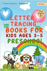 Amazon.com: letter tracing books for kids ages 3-5 preschool: Trace