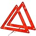 Majic Triangle Warning Reflector Alerts Motorist in case of Emergency or Tire Change, Collapsable Design (2-Pack)