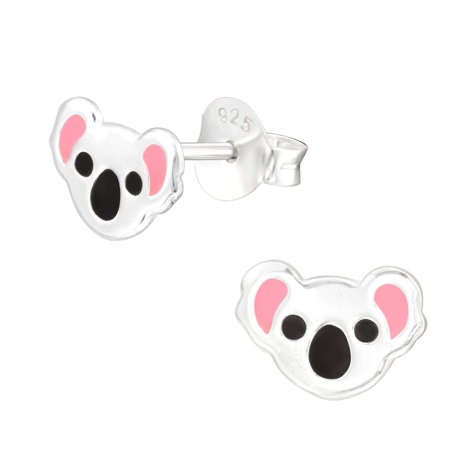 Koala Bear Earrings - 925 Sterling Silver