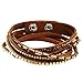 CoverYourHair Multistrand Bracelets - 4 Pack - Wrap Bracelets - Cuff Bracelet - Beaded Multistrand Bracelet