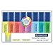 Staedtler Textsurfer Classic Highlighter, Chisel Tip, Blue/Green/Orange/Pink/Purple/Red/Turquoise/Yellow, 8 per Set (364WP8)