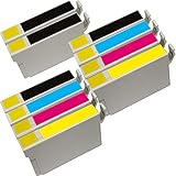 Inktoneram Remanufactured Ink Cartridges High Capacity Replacement for 126 (4x Black, 2x Cyan, 2x Magenta, 2x Yellow, 10-Pack)