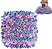 LIVEKEY Pet Snuffle Mat for Dogs, Dog Feeding Mat, Nosework Training Mats for Foraging Instinct Interactive Puzzle Toys (Pink&Purple&Blue)