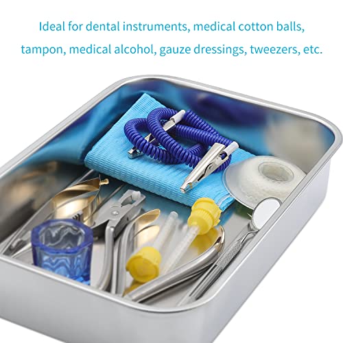 Medical Surgical Trays Stainless Steel Dental Instruments Tray