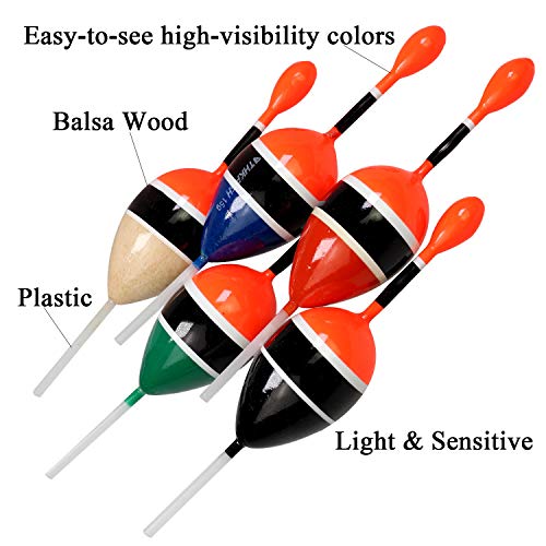 THKFISH Slide Fishing Floats Bobbers Saltwater Freshwater Slip Bobbers
