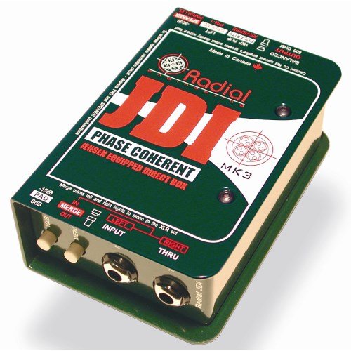 Radial Engineering R8001010JDI Single-Channel Passive Direct Box with Jensen Transformer