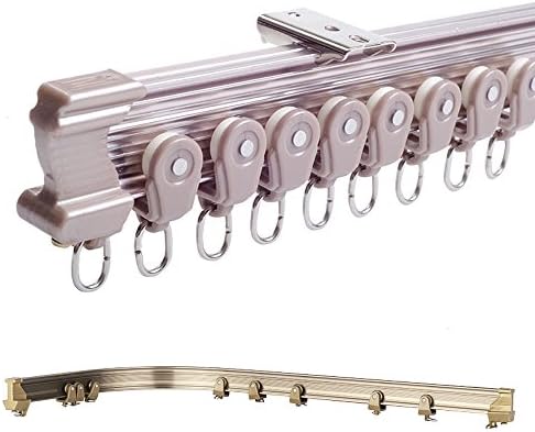 Amazon Com Brown Aluminum Metal Alloy Bendable Window Tracks