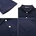 STTLZMC Men’s Short Sleeve Polo Shirts Custom Fit Golf Original Tops with Pocket