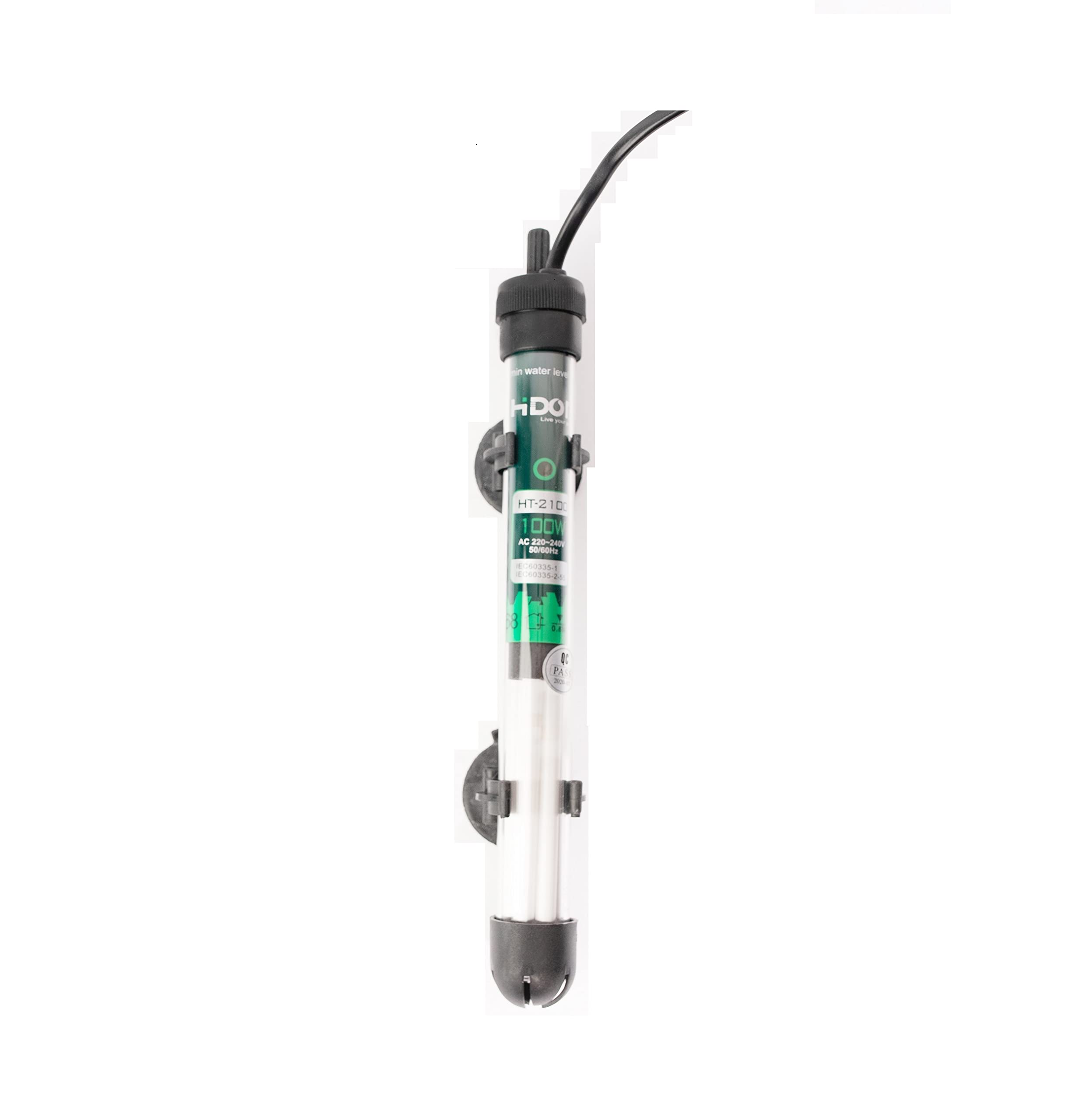 Hidom 150w Submersible Aquarium Fish Tank Shockproof Thermostat Heater - Adjustable Temperature HT-2150 Upgraded Specification