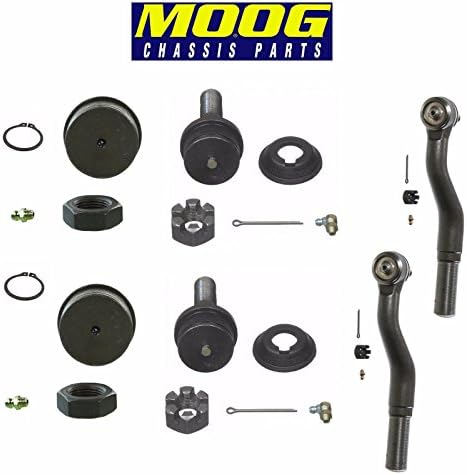 NEW Ford Excursion F-250 F-350 SDuty 4WD Front Ball Joints &amp; Tie Rod Ends Moog