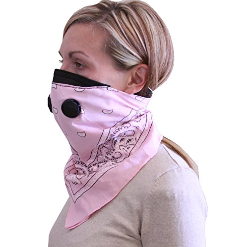 Bandana Style Dust Mask Pnk - Thumbnail 4