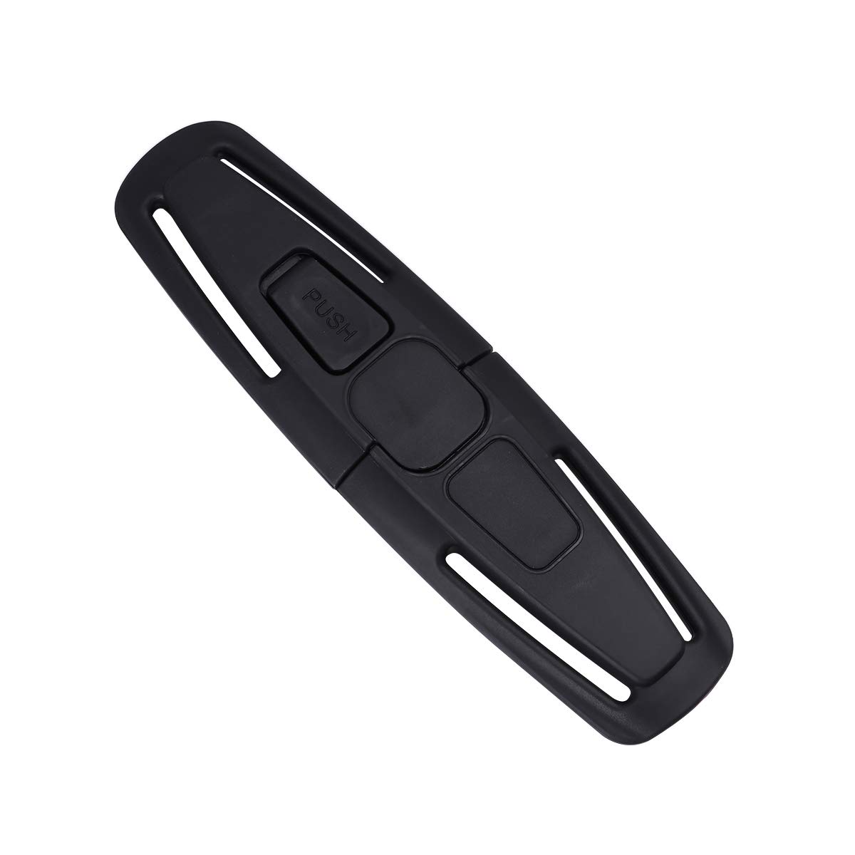 Nuolux, car safety seat strap, lock or harness with a clip, safe belt or a buckle for baby in black colour