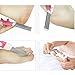 SUPRENT Trilogy Foot File for Dry Scaly Feet, Best Pedicure Tools for Removing Hard, Cracked, Dead Skin Cells, Professional Callus Remover for Both Professional and Home Use (Red)