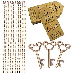 Aokbean 52pcs Vintage Skeleton Key Bottle Opener