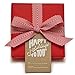 LaRibbons Twill Chevron Stripes Ribbon/Gift Wrap Ribbon, 1-1/2 Inch by 10 Yard/Spool, Red