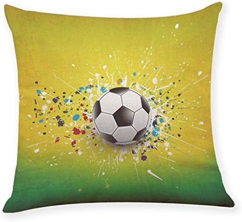 Toponly Home 2018 World Cup Theme Pillowcase, Decor Football Soccer Throw Pillow Cushion Covers (C, 45 X 45cm)
