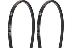 HARFINGTON 2Pcs M-41 Rubber V Belt Drive Transmission Belt 41" Pitch Girth 10mm Width 5.5mm Height JIS Standard Industrial Po