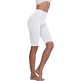 Kotii Women's Buttery Soft Short Leggings Modal Cotton Shorts Under Dresses Leggings Pants