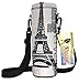 icolor 1L Water Bottle Carrier Holder Sleeve 34oz/1000ml Adjustable Shoulder Strap,Sling Insulated Bottle Bag Case Pouch Cover,Fits Bottle Diameter Less 3.34