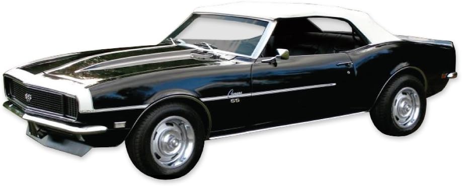 Amazon Com Camaro Phoenix Graphix Replacement For 1968 Chevrolet Super Sport Ss Vinyl Decals Stripes Kit White Automotive