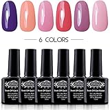 Perfect Summer Soak Off UV/LED Gel Nail Polish Colors Art Collection Set