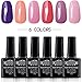 Perfect Summer Soak Off UV/LED Gel Nail Polish Colors Art Collection Set