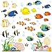 DECOWALL DW4-2001 Coral Reef Fish Kids Wall Stickers Wall Decals Peel and Stick Removable Wall Stickers for Kids Nursery Bedroom Living Room décor