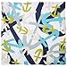 b.bear Muslin Swaddle Blankets, Anchor (Nautical + Neutral | 47
