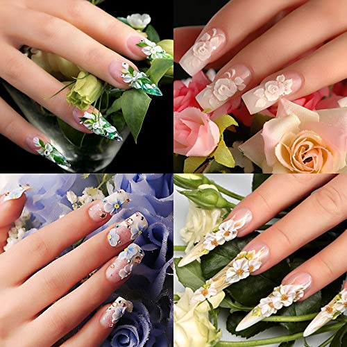 24 Colors Acrylic Powder, Colored Acrylic Nail Powder Sets Art Tips UV Gel Nail Acrylic Powder