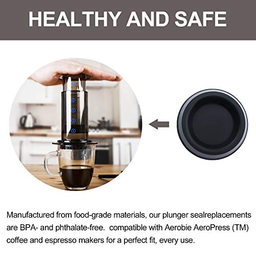 Sikawai Replacement Silicone Rubber Plunger End Gasket Seal Fits for