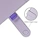 A5 PU Leather Notebook Binder,Refillable 6 Round Ring Binder Cover for A5 Filler Paper,Macaron Notebook Personal Planner Binder with Magnetic Buckle,Lavender