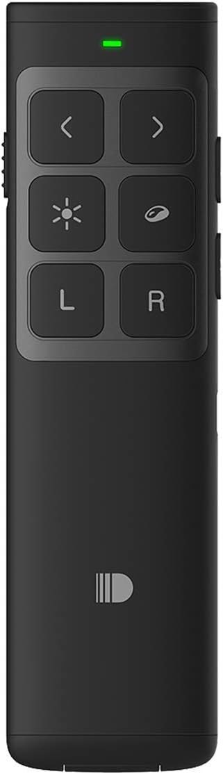 Presentation Remote, Doosl Wireless Presentation Clicker with Red Laser Pointer, Air Mouse, Ink & Eraser Function - Play Seamless Integration for PowerPoint, Google Slides, Keynote, Prezi, etc