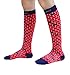 CompressionZ 20-30 mmHg Compression Socks Men & Women - Knee High Support Stockings (Brick Red, Large)