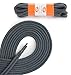 OrthoStep Round Athletic Dark Gray 54 inch Shoelaces 2 Pair Pack