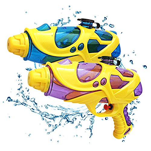 Weoxpr 2 Pack Water Squirt Gun, Water Gun for Kids Girls Boys Water Fight, Water Gun Toys, Summer Beach Pool Lawn Squirt Water Games
