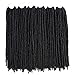 Crochet Goddess Locs Braids Natural Black Straight Hair Synthetic Faux Locs Crochet Braiding Hair Extensions Bohemian Faux Locs Twist Gypsy Locs (14