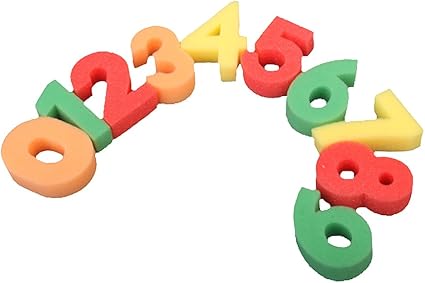 Amazon Co Jp Kozeey知育玩具 0 9数字 デザイン スポンジ ペインティングスポンジ 絵画玩具 ホーム キッチン