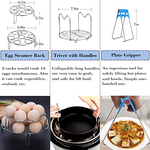 18 Pcs Accessories for Instant Pot 5,6,8 Qt, Pressure Cooker