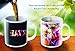 Cortunex | Magic Mugs | Amazing New Heat Sensitive Color Changing Coffee Mug , Good Unique Gift Idea | Flowers Design | 11oz 100% Ceramic Mug