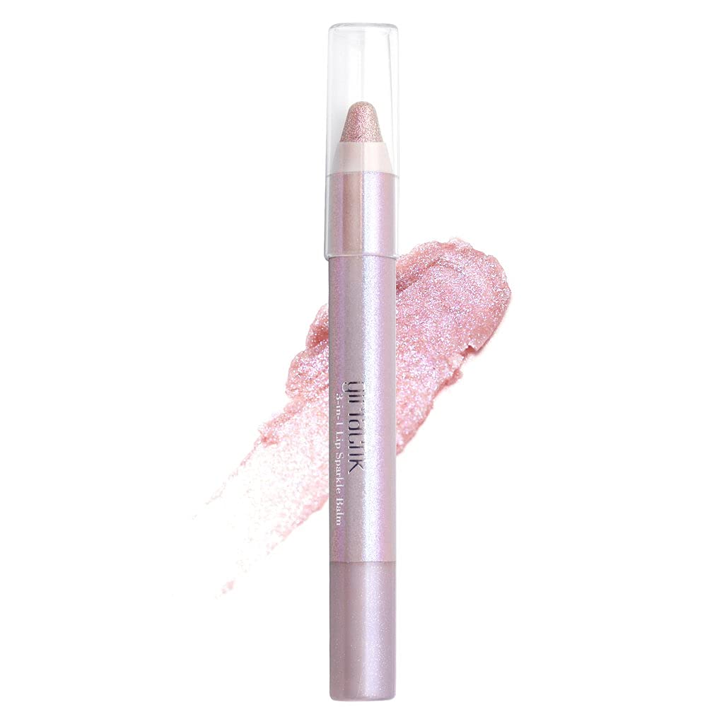 Girlactik 3-in-1 Lip Sparkle Balm - Long-Lasting Hydrating Lip Balm, Topper & Lip Pencil for Radiant, Versatile Gloss - Cruelty-Free (Periwinkle)
