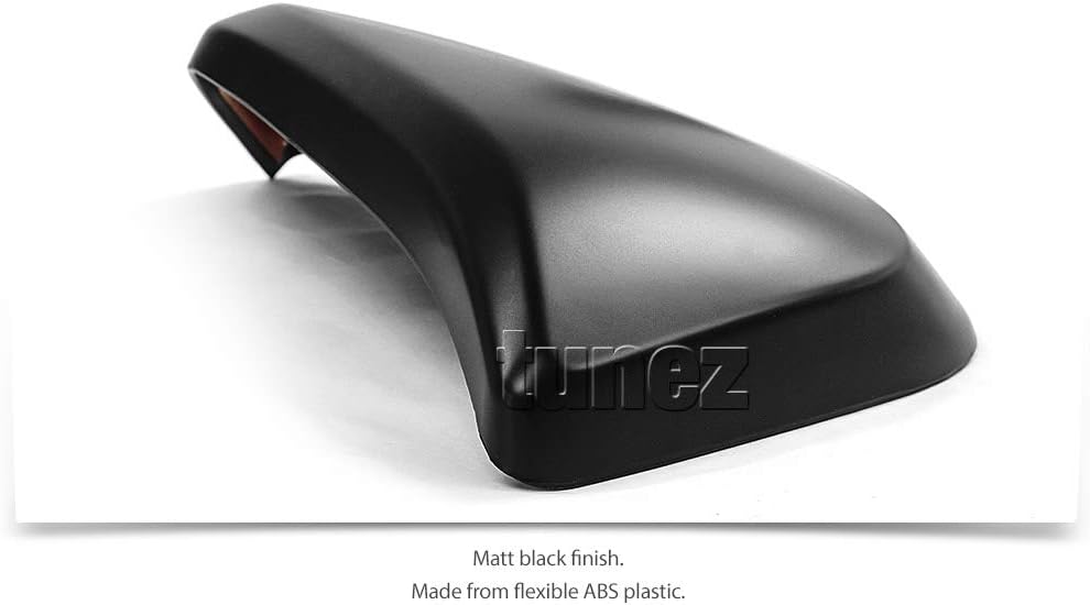 TUNEZ® Side Mirror Cover Compatible With Navara NP300 D23 STX ST ST-X SL Visia Acenta Acenta+ N-Connecta Tekna Year 2015 2016 2017 2018 2019 2020 Rear View Guard Protector Turn Signal Indicator - Image 3