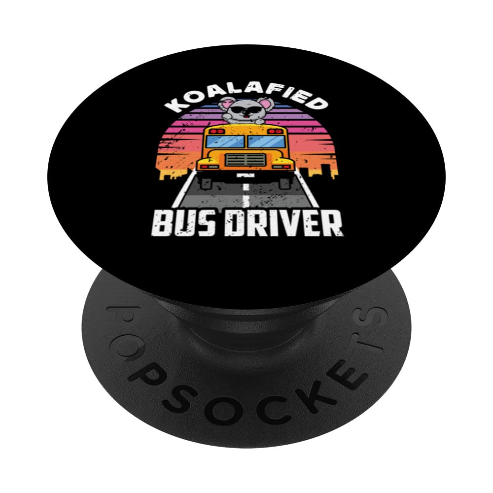 Bus Driver Appreciation Funny School Bus Driver Accessories PopSockets Swappable PopGrip