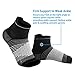 PAPLUS Plantar Fasciitis Sock (2 pairs) for Men and Women, Best Compression Sleeve Foot with Arch Support, Plantar Facitis Compression Socks for Hell Pain Relief, Foot & Ankle Support. (Black, Small)
