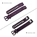 Maledan Replacement Bands Compatible for Fitbit Alta, Alta HR and Fitbit Ace, Classic Accessories Band Sport Strap for Fitbit Alta HR, Fitbit Alta and Fitbit Ace, 3 Pack, Black/Gray/Plum, Small