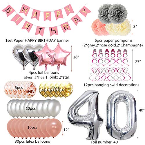 40th-Birthday-Decorations-for-Women-Rose-Gold-40-Happy-Birthday-Balloons-Party-Supplies-56Pcs-Happy-Birthday-Banner-Hanging-Swirls-Confetti-Latex-Balloons-Star-Foil-Balloons