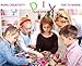 Parhlen Rubber Bands Refill Kit, 12500+ Loom Bands in Include 36 Colors with 5 Hooks, 500 Clips for Kids Bracelet Making Kit DIY Band Crafting